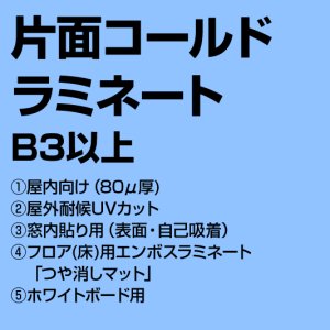 画像1: 窓内貼り用（両面糊付き） Ｂ１（〜728×〜1030mm） １〜５枚 (1)